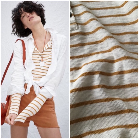 Madewell Tops - Madewell Stripe Henley